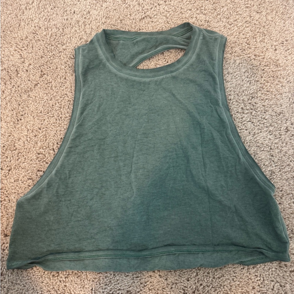 Lululemon Green Sleeveless Women's Top